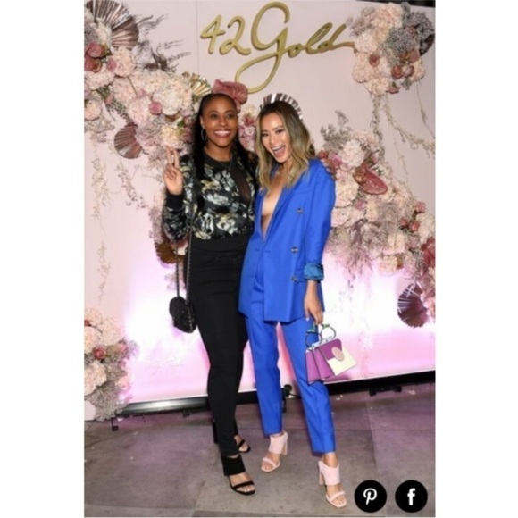 42 Gold Women’s Overcome V Throat Black Genuine Suede Slip On Mules Size 7.5/38 - Picture 15 of 16